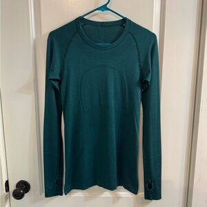 lululemon athletica Teal Long Sleeve Top